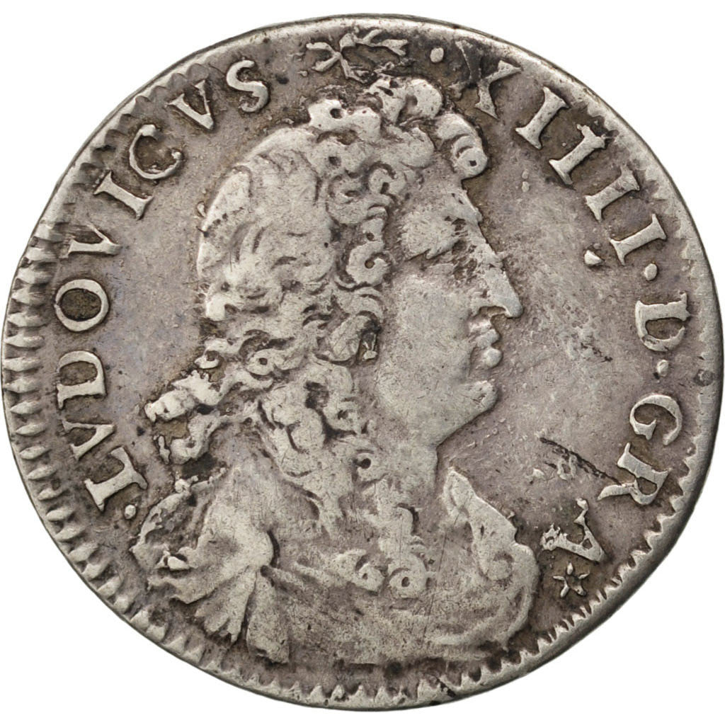 Coin, France, Louis XIV, 4 Sols dits « des Traitants », 4 Sols, 1677, Paris