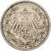 Moneta, NIEMCY - IMPERIUM, 1/2 Mark, 1906, Stuttgart, EF(40-45), Srebro, KM:17