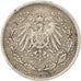 Moneda, ALEMANIA - IMPERIO, 1/2 Mark, 1908, Berlin, MBC, Plata, KM:17