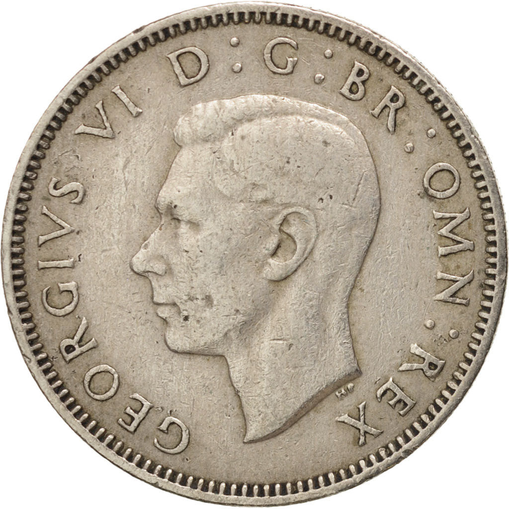 Coin, Great Britain, George VI, Shilling, 1951, EF(40-45), Copper-nickel, KM:876