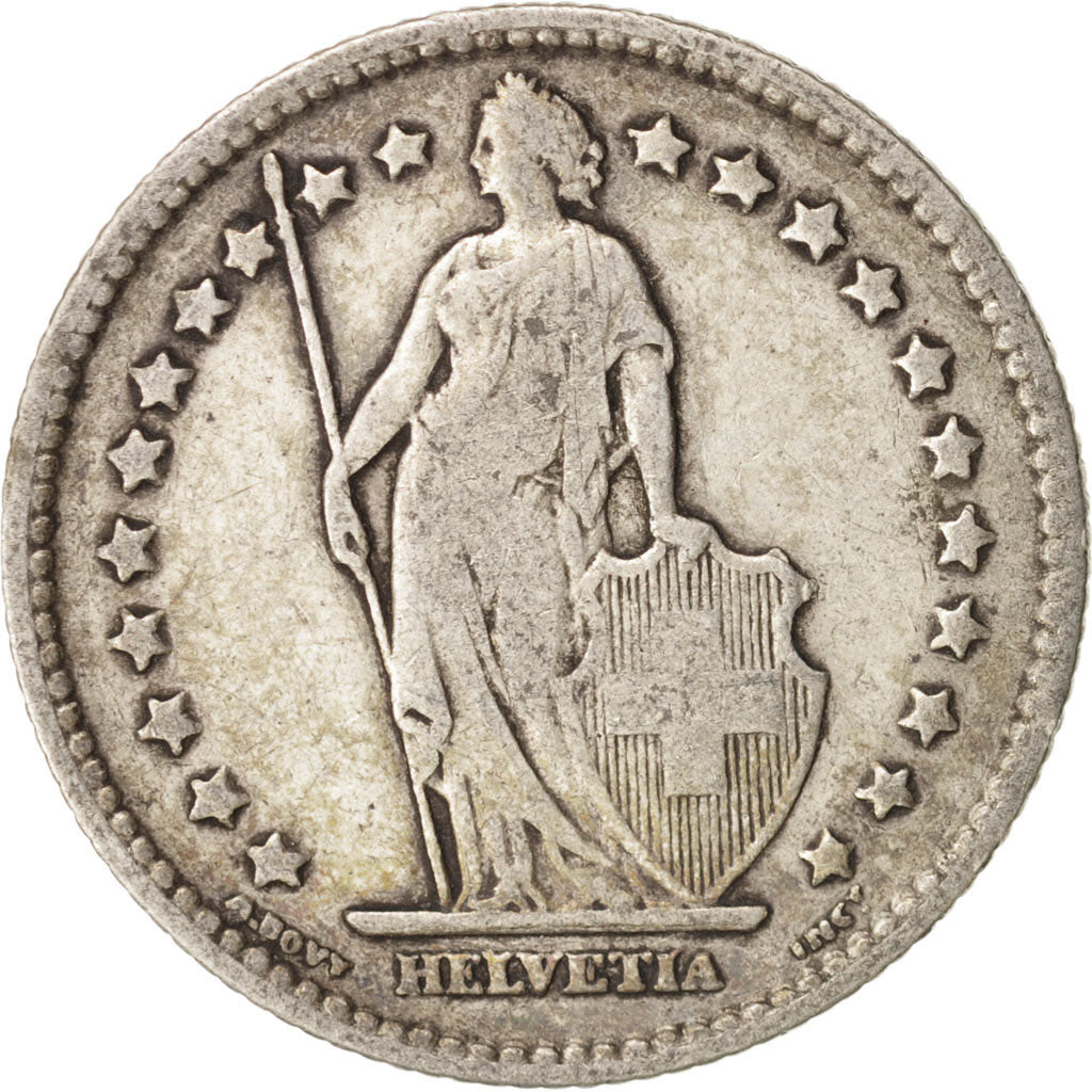 Munten, Zwitserland, Franc, 1903, Bern, FR+, Zilver, KM:24
