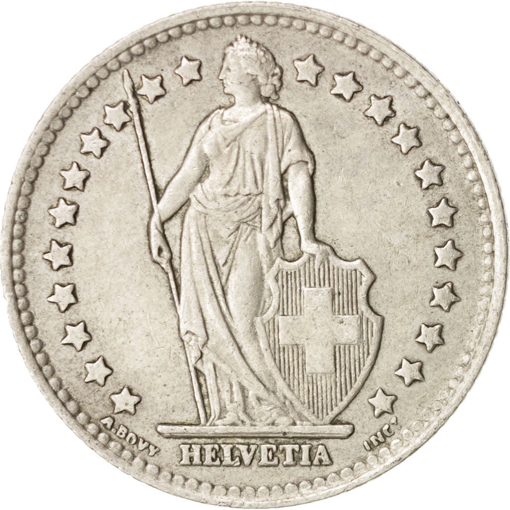 Münze, Schweiz, Franc, 1946, Bern, SS+, Silber, KM:24