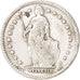 Munten, Zwitserland, Franc, 1914, Bern, FR+, Zilver, KM:24