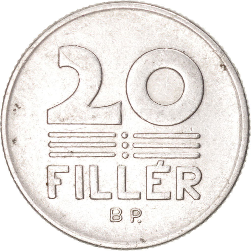 Münze, Ungarn, 20 Fillér, 1977, Budapest, VZ, Aluminium, KM:573