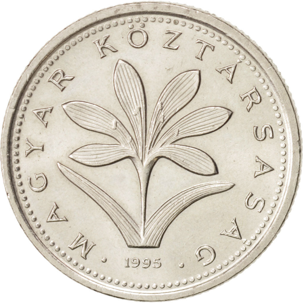 Munten, Hongarije, 2 Forint, 1995, UNC-, Copper-nickel, KM:693