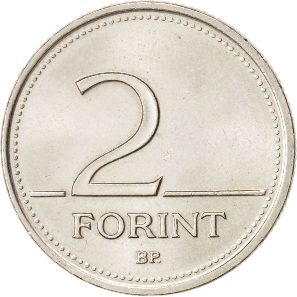 Munten, Hongarije, 2 Forint, 1995, UNC-, Copper-nickel, KM:693