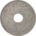 Moneta, Francia, État français, 20 Centimes, 1943, Paris, BB+, Zinco