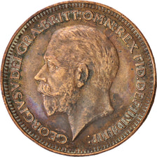 Coin, Great Britain, George V, Farthing, 1932, AU(50-53), Bronze, KM:825