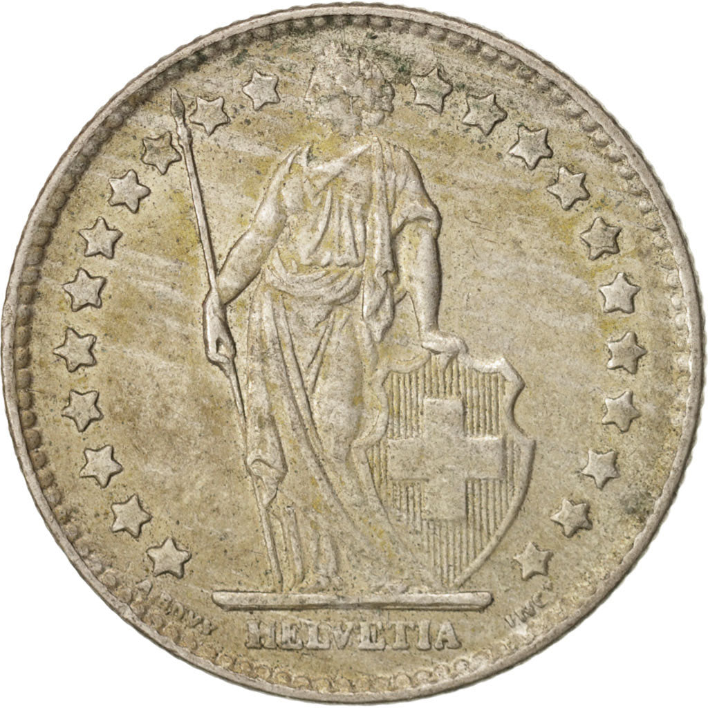 Munten, Zwitserland, Franc, 1961, ZF, Zilver, KM:24