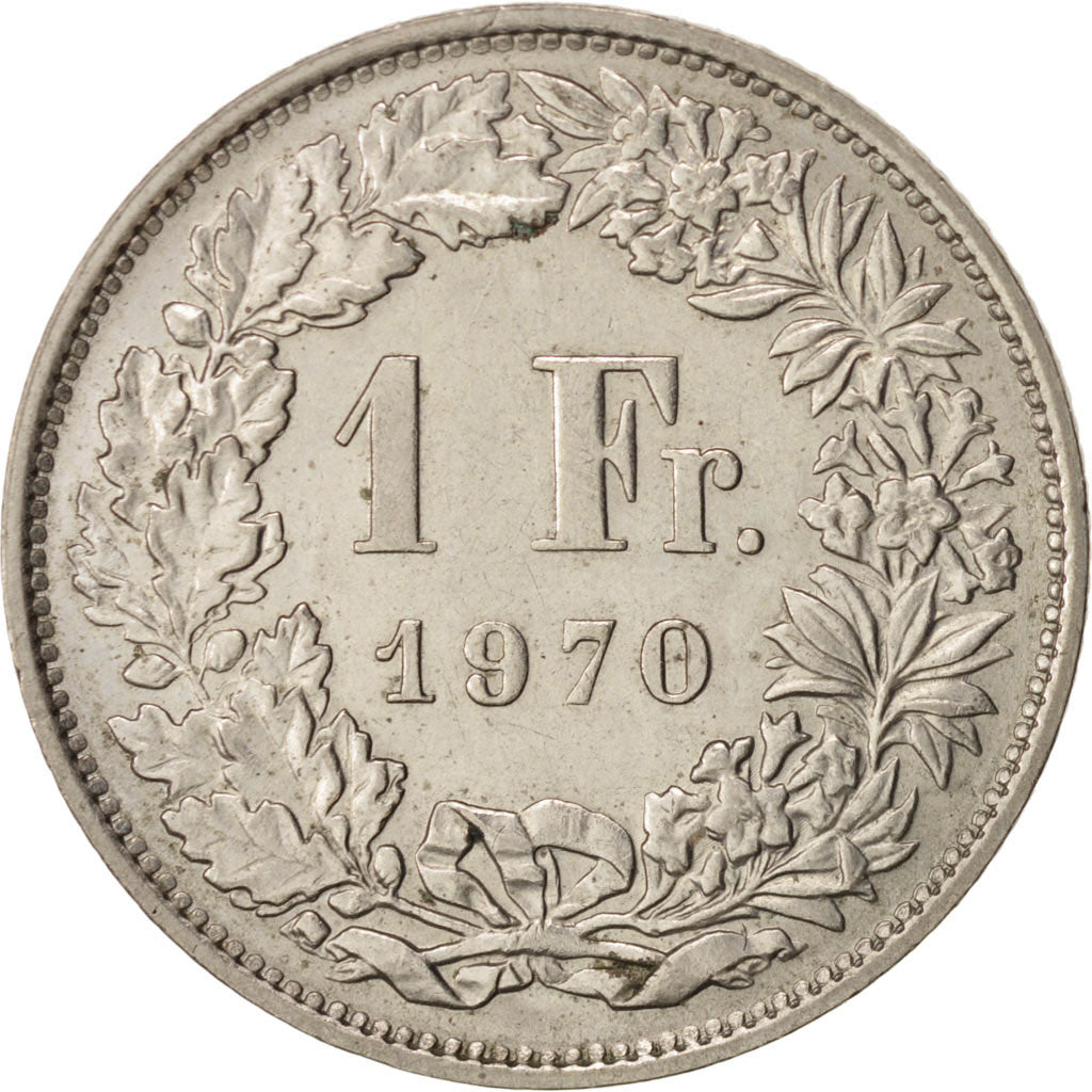 Monnaie, Suisse, Franc, 1970, Bern, SPL, Copper-nickel, KM:24a.1