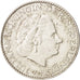 Moneta, Holandia, Juliana, Gulden, 1957, AU(50-53), Srebro, KM:184