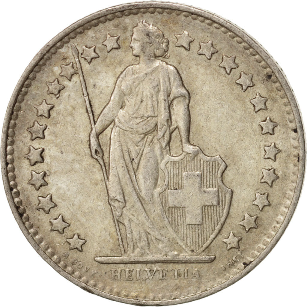 Monnaie, Suisse, 1/2 Franc, 1945, Bern, SUP, Argent, KM:23
