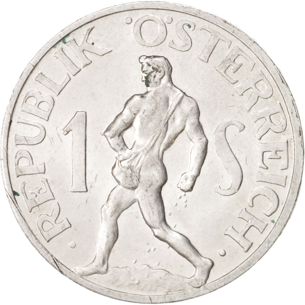 Munten, Oostenrijk, Schilling, 1957, UNC-, Aluminium, KM:2871
