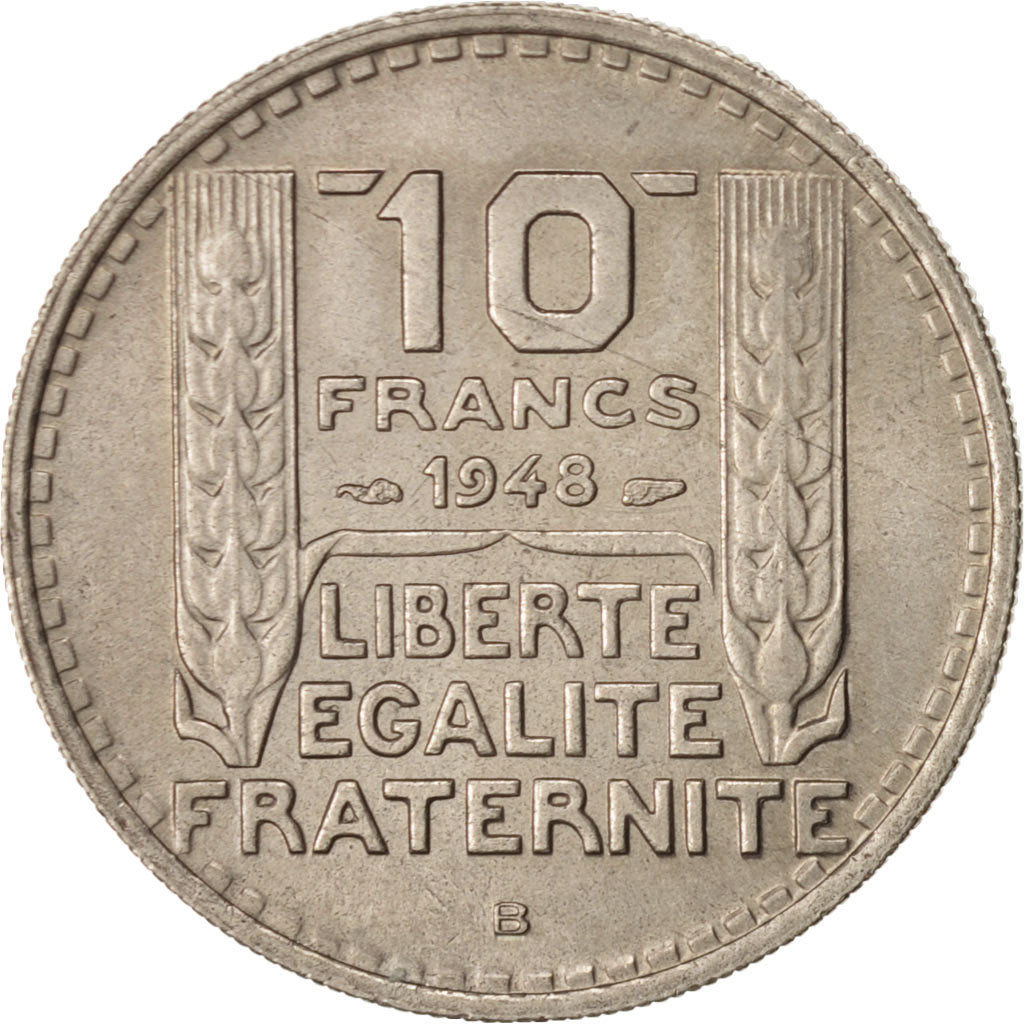 Monnaie, France, Turin, 10 Francs, 1948, Beaumont - Le Roger, TTB+
