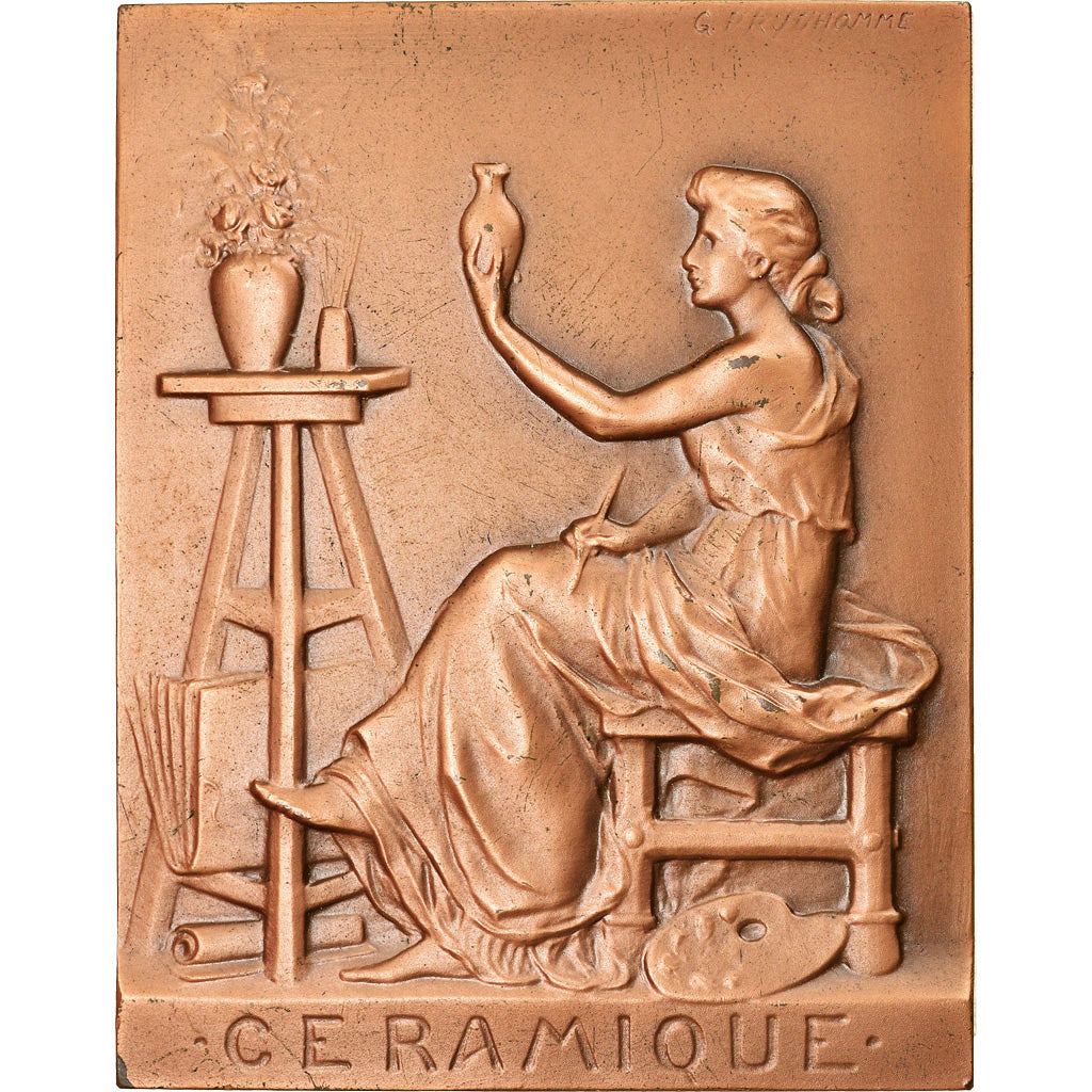 Frankrijk, Medaille, Art, Céramique, Business & industry, 1971, Prud'homme.G