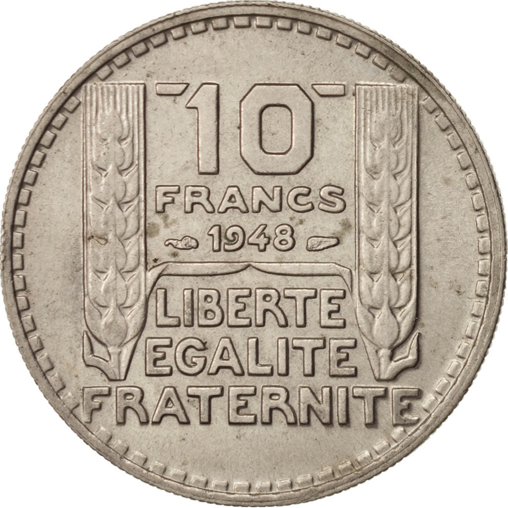 Munten, Frankrijk, Turin, 10 Francs, 1948, Paris, PR, Copper-nickel, KM:909.1