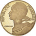 Moeda, França, Marianne, 10 Centimes, 1996, Paris, Proof, MS(64)