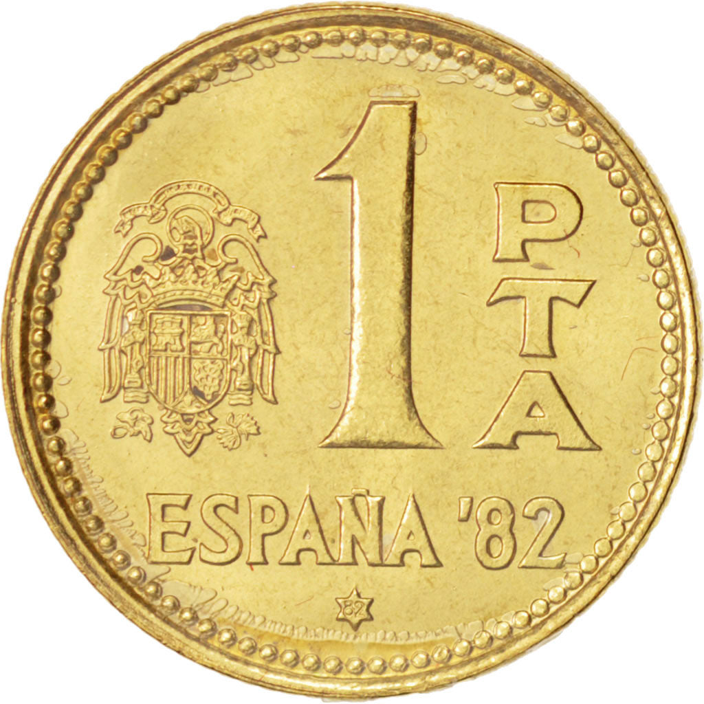Münze, Spanien, Juan Carlos I, Peseta, 1980, STGL, Aluminum-Bronze, KM:816