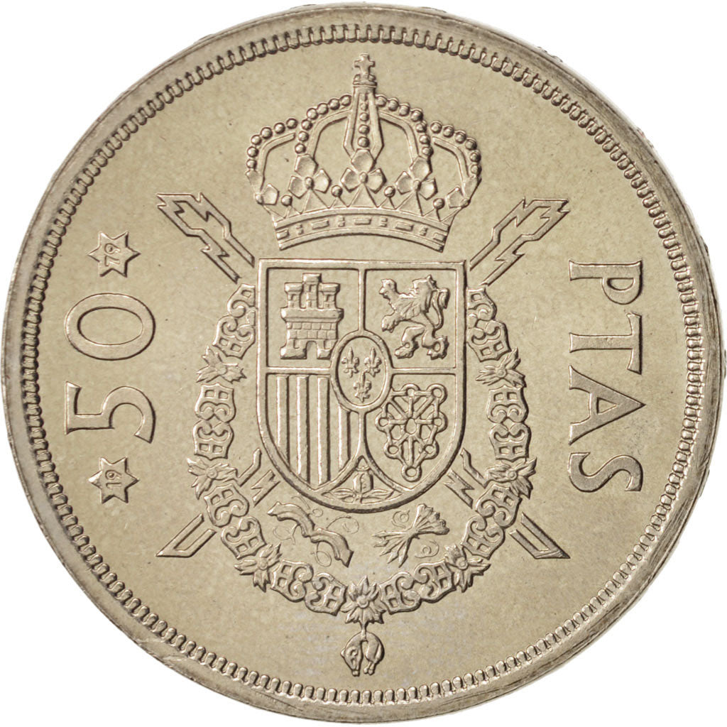 Monnaie, Espagne, Juan Carlos I, 50 Pesetas, 1975, FDC, Copper-nickel, KM:809
