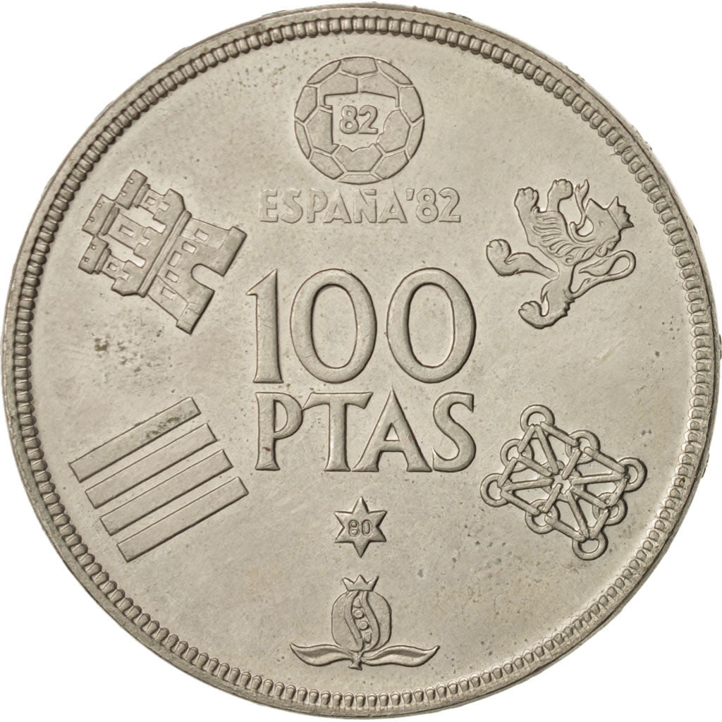 Moneda, España, Juan Carlos I, 100 Pesetas, 1980, FDC, Cobre - níquel, KM:820