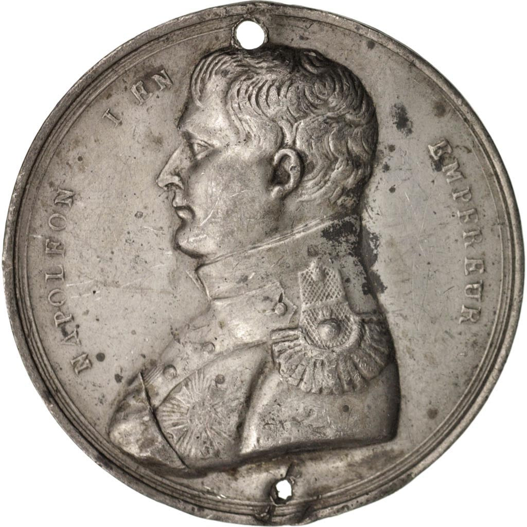 France, Medal, Napoléon empereur, History, VF(30-35), Tin
