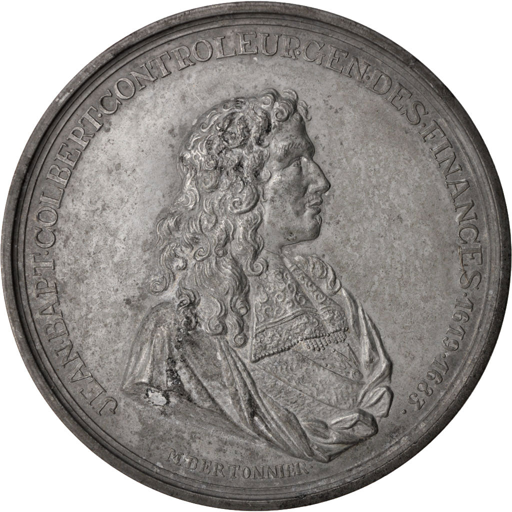 France, Medal, Jean-Baptiste Colbert Contrôleur Général des Finances