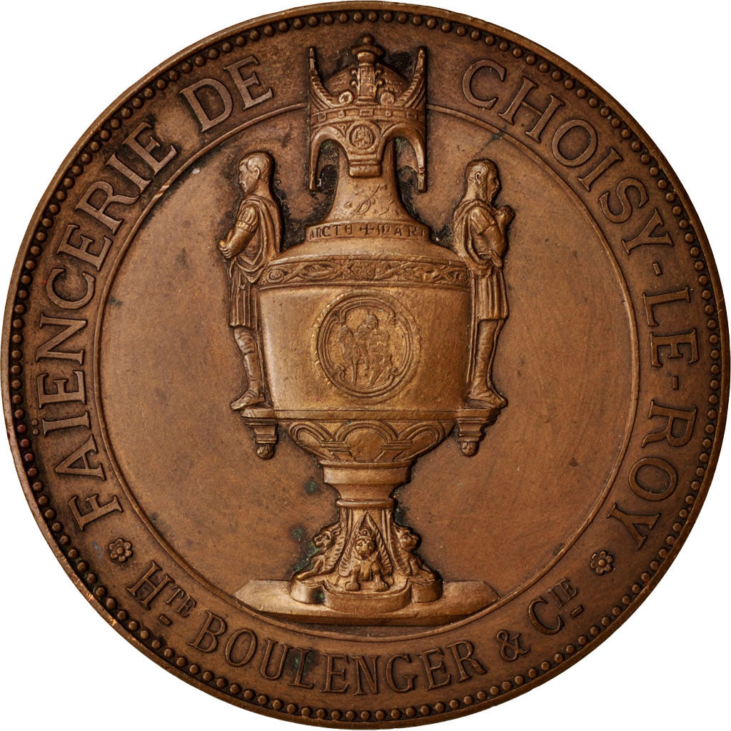 France, Medal, Faiencerie de Choisy-Le-Roy, Arts & Culture, 1899, TTB+, Bronze