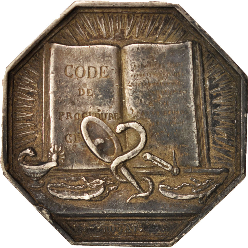 Frankreich, Token, Justice, Politics, Society, War, Rogat, SS, Silber