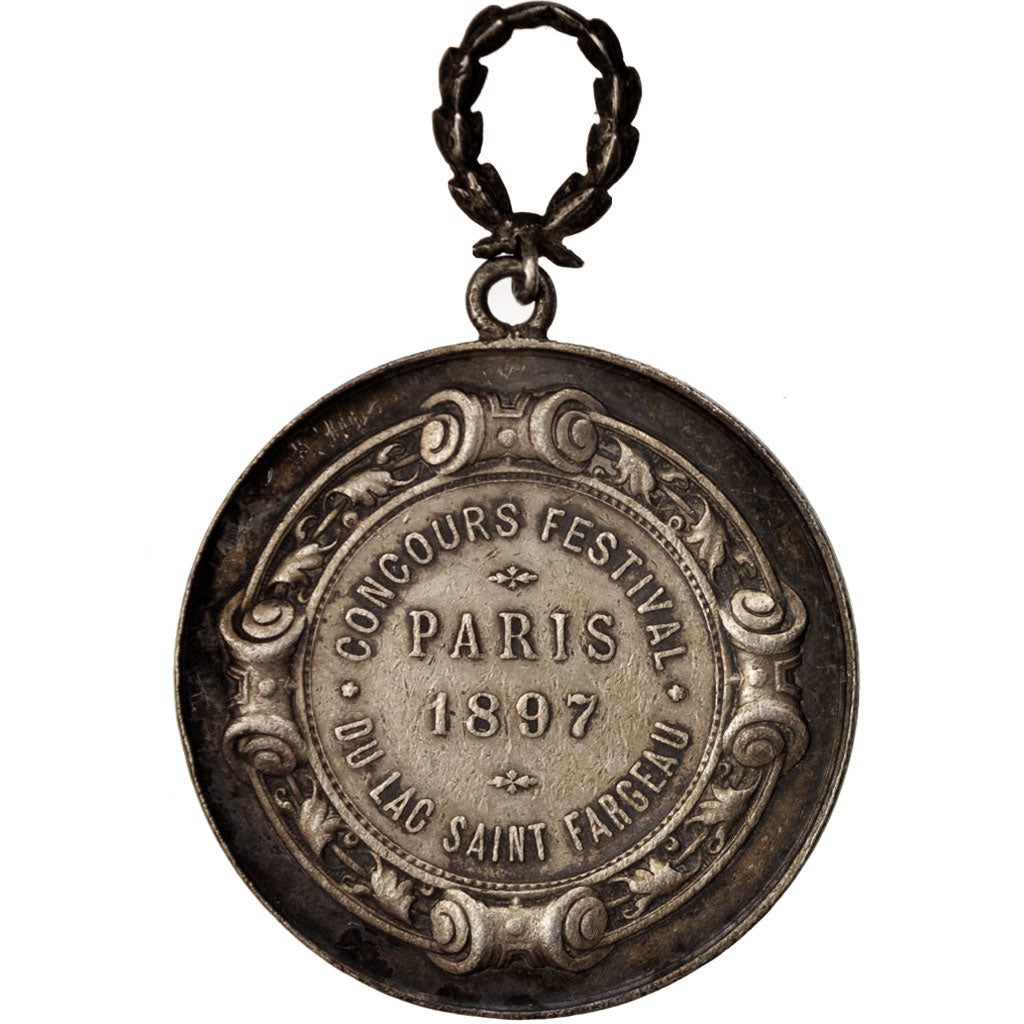 France, Medal, Concours festival du lac Saint Fargeau, Arts & Culture, 1897