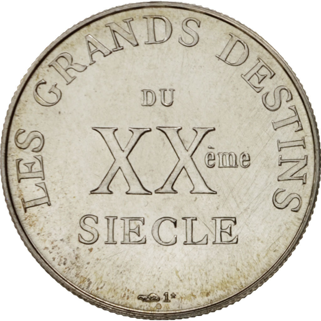 Frankrijk, Medal, Piet Dankert, Les grands destins du XXe siècle, History, FDC