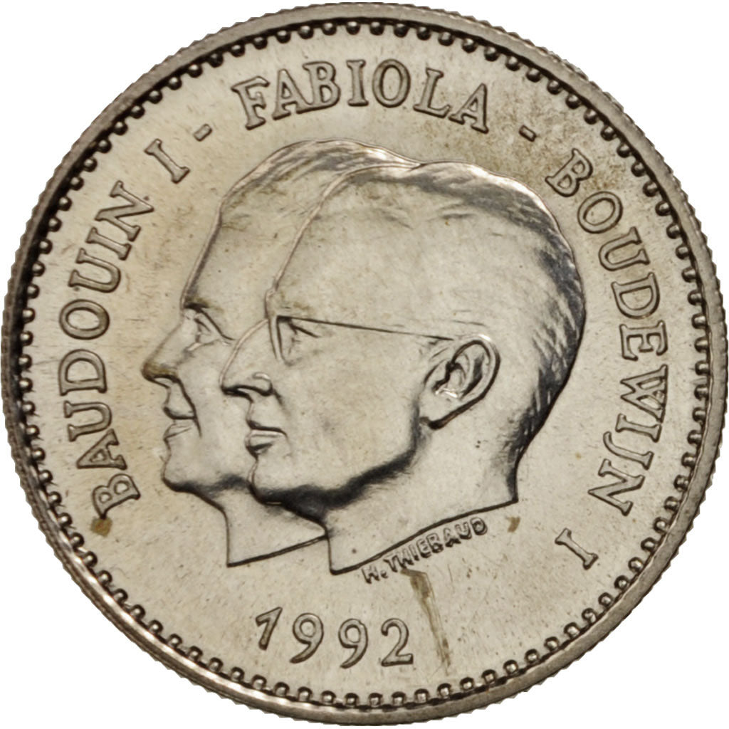 France, Medal, Baudouin I, Fabiola, Buudewin I, Les grands destins du XXe