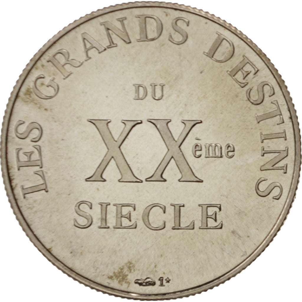 France, Medal, Baudouin I, Fabiola, Buudewin I, Les grands destins du XXe