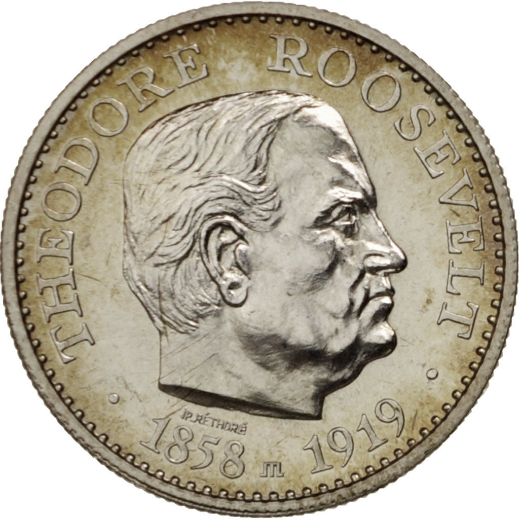 France, Medal, Theodore Roosevelt, Les grands destins du XXe siècle, History