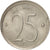 Coin, Belgium, 25 Centimes, 1974, Brussels, MS(64), Copper-nickel, KM:153.1