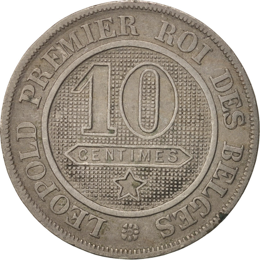Moneta, Belgio, Leopold I, 10 Centimes, 1962, BB, Rame-nichel, KM:22