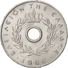 Coin, Greece, 10 Lepta, 1966, MS(60-62), Aluminum, KM:78