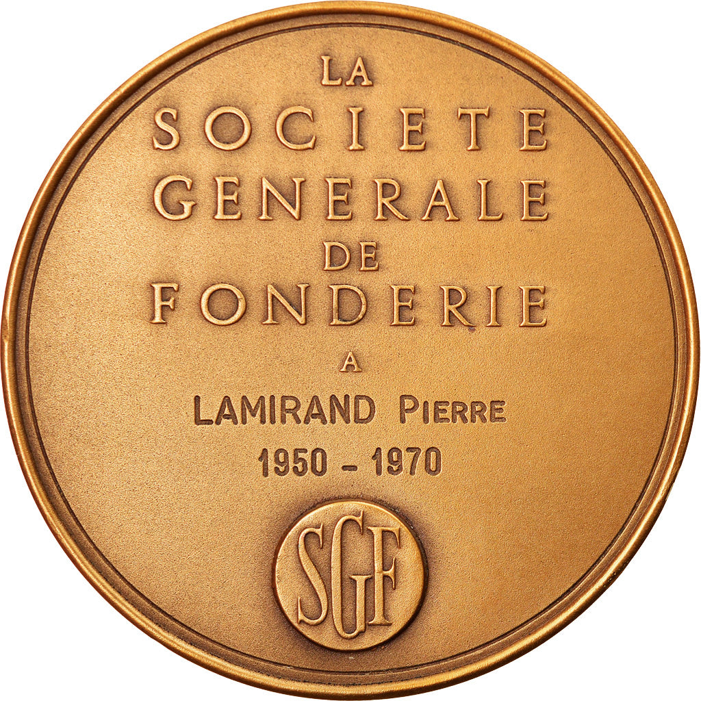 France, Medal, Société Générale de Fonderie, Business & industry, 1970