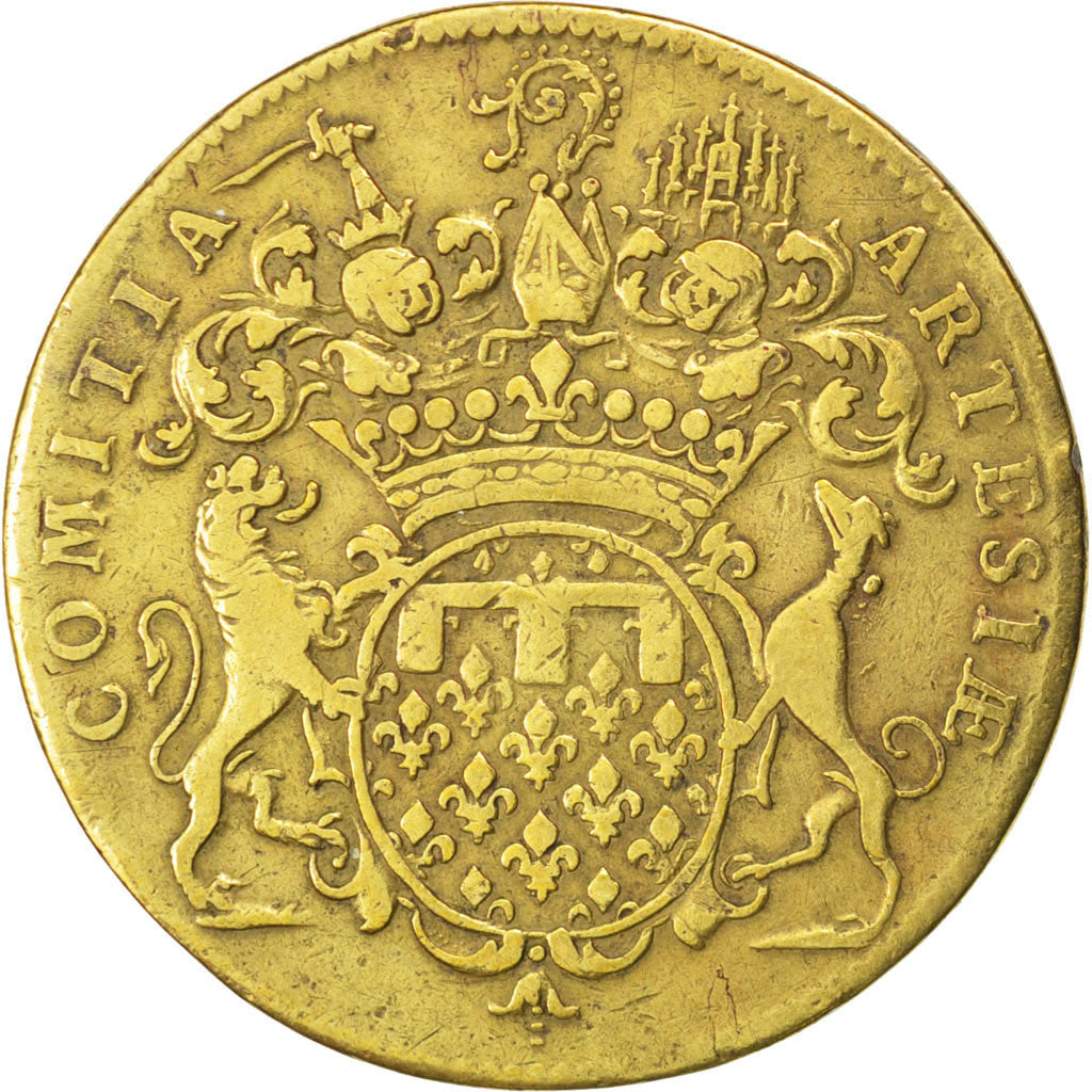 Francja, Jeton, Królewskie, 1731, EF(40-45), Cyna, Feuardent:6893