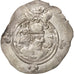 Coin, Xusros II, Drachm, 630 AD, AU(50-53), Silver