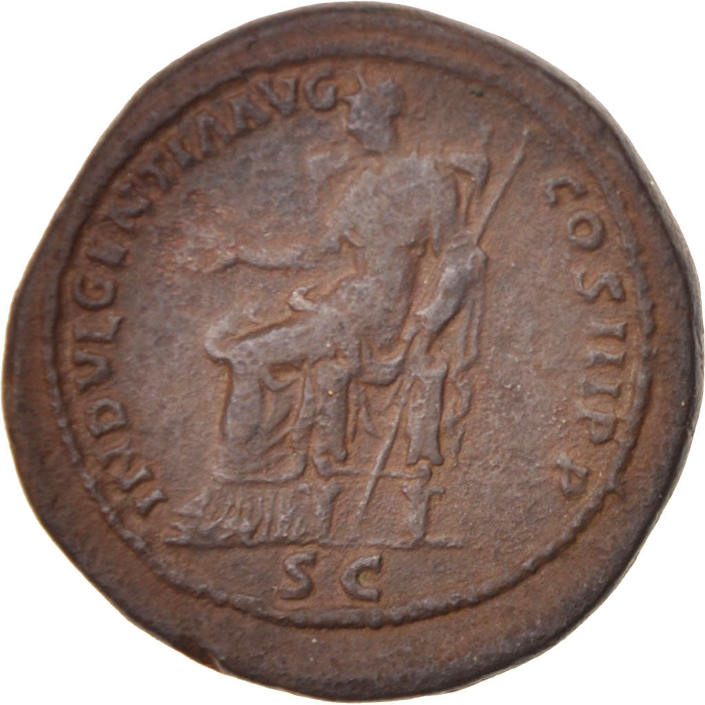 Moneta, Hadrian, As, Roma, BB, Bronzo, RIC:manque