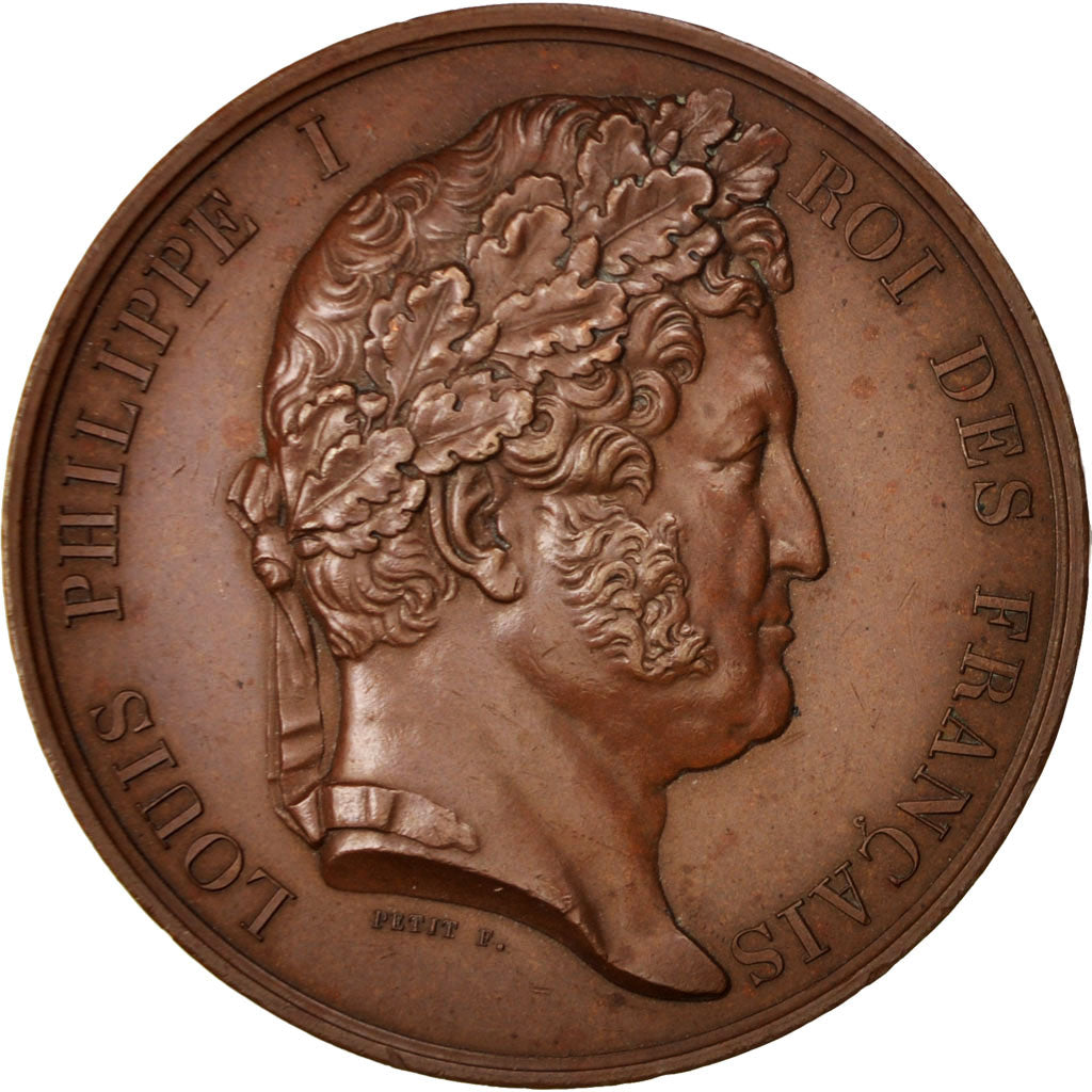 Francia, medalla, Louis Philippe I, Visite de la Reine Marie-Amélie à la