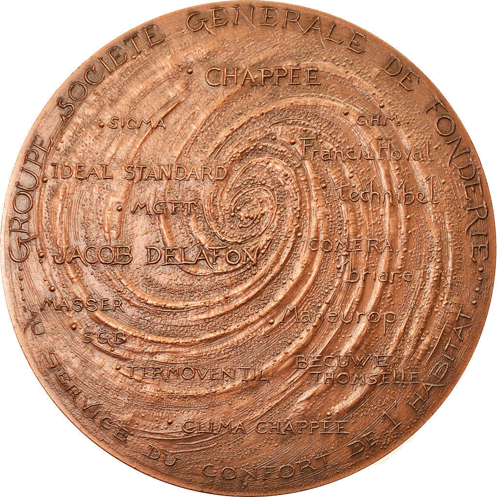 France, Médaille, Société Générale de Fonderie, Business & industry, 1979