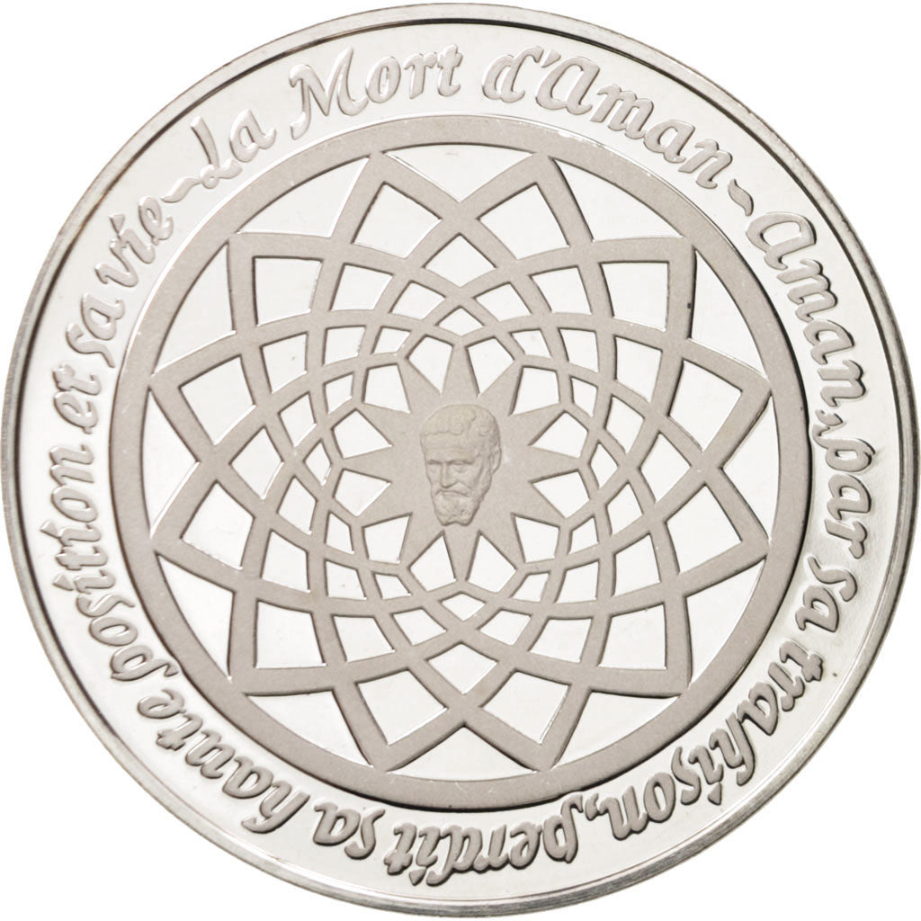 Francja, Medal, Le génie de Michel Ange, La Mort d'Aman, Sztuka i Kultura