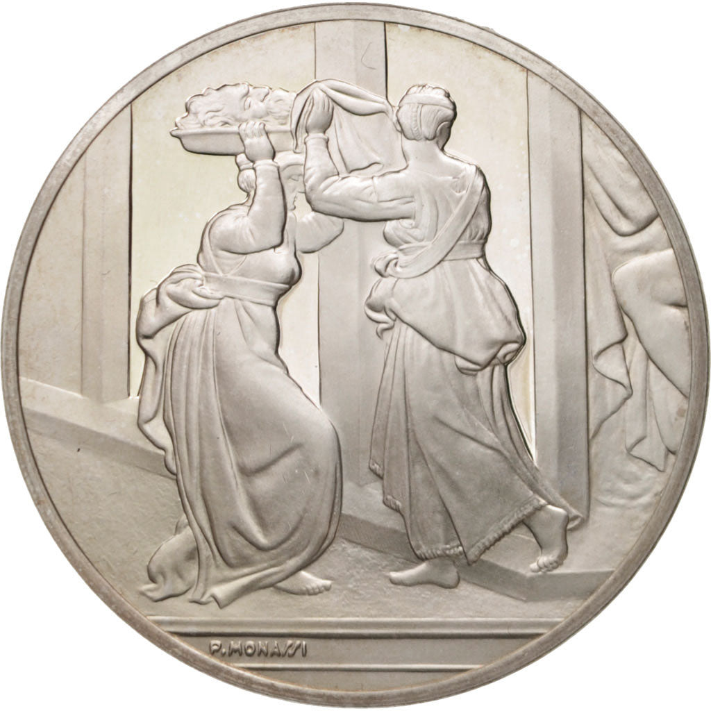 France, Medal, Le génie de Michel Ange, Judith et Holophezne, Arts & Culture