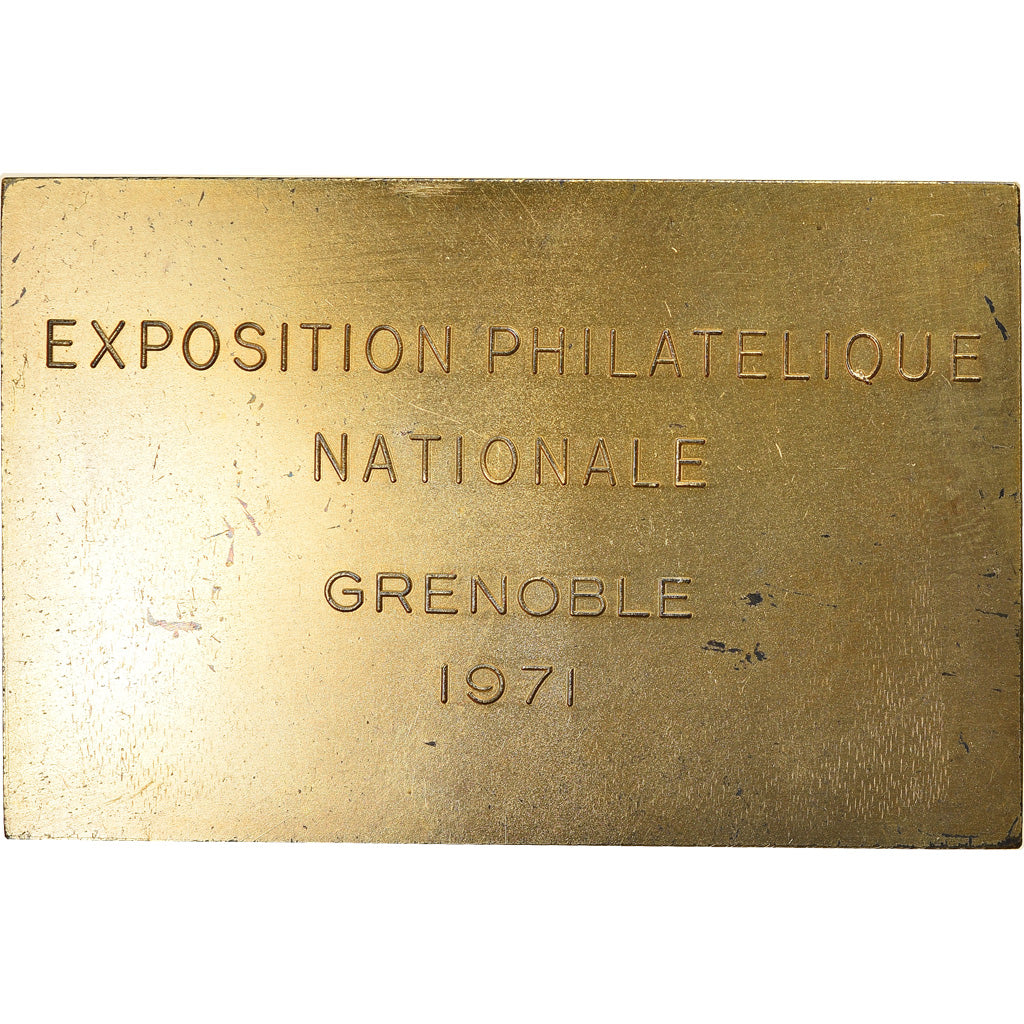 France, Medal, Exposition Philatélique Nationale de Grenoble, 1971, Cochet