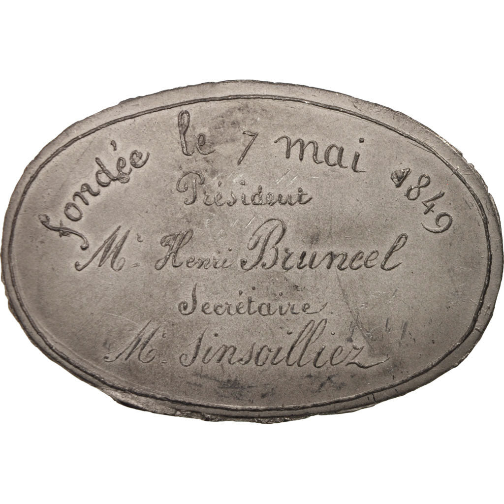 Frankreich, Medal, Association musicale de Lille, Arts & Culture, 1849, SS+