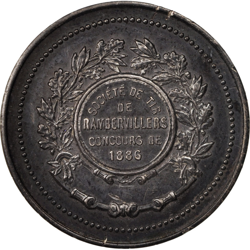 Frankreich, Medal, Société de tir de Rambervillers, Concours de 1886, Sports &