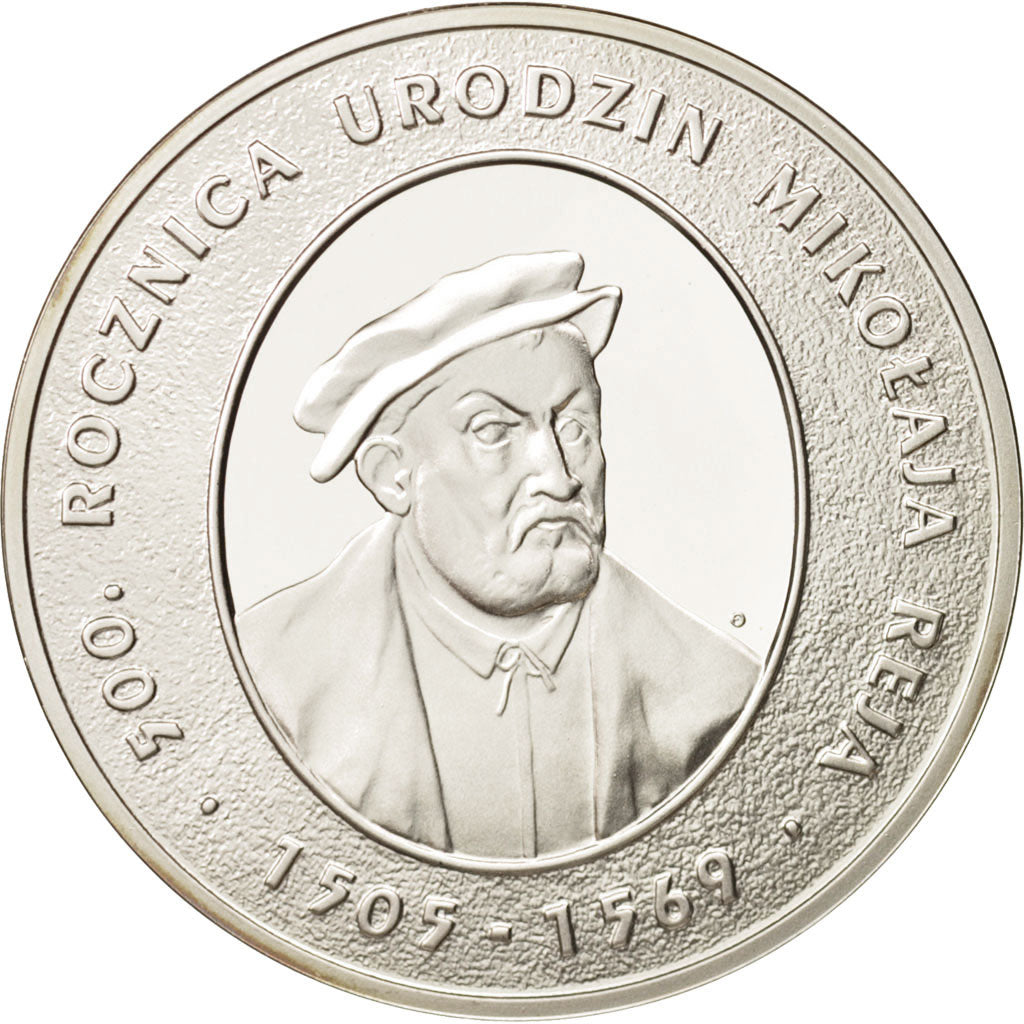 Coin, Poland, 10 Zlotych, 2005, Warsaw, MS(65-70), Silver, KM:596