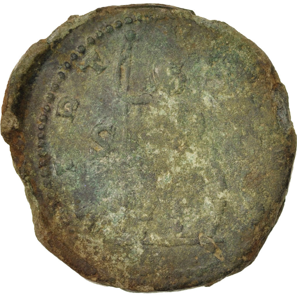 Moneta, Postumus, Sesterzio, AD 261, MB, Rame, RIC:180
