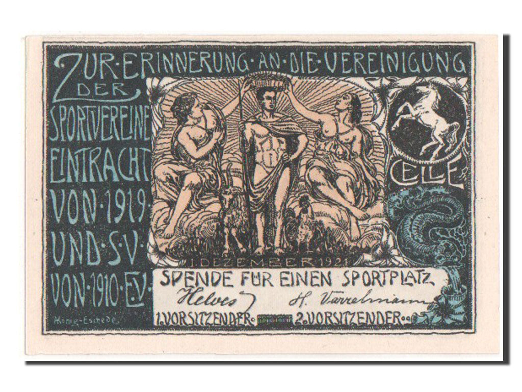Banconote, Germania, Celle, 25 Pfennig, 1921, SPL, Mehl:225.1a